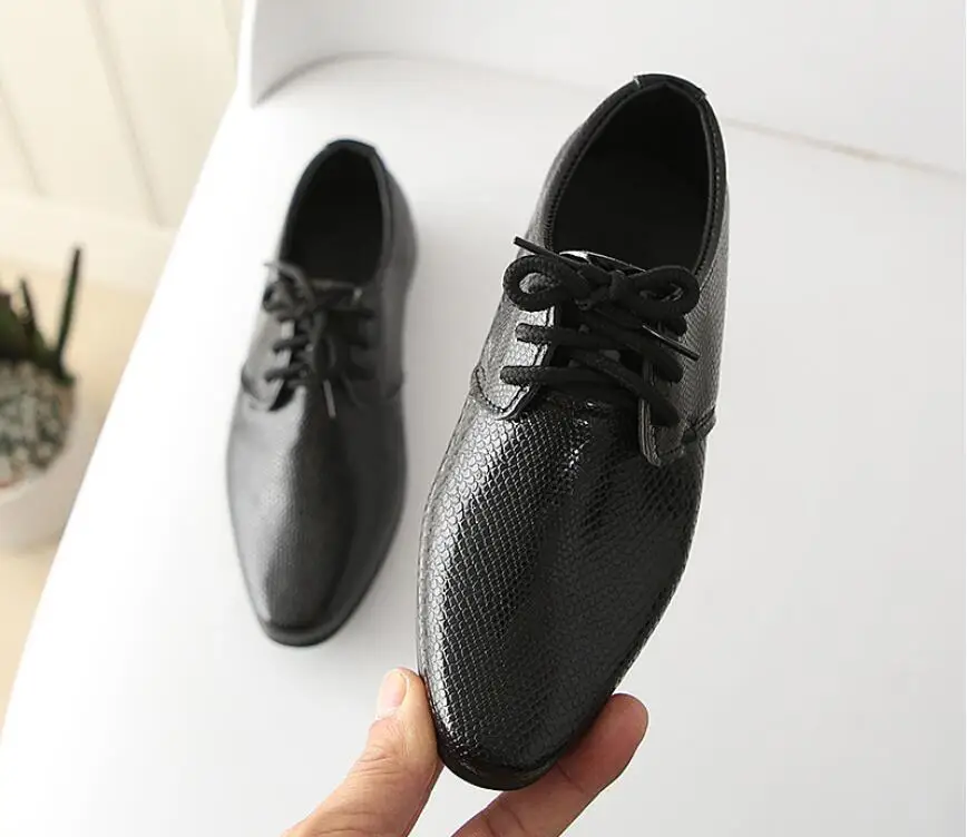 New Boys Leather Shoes Children Leather Wedding Oxford Shoes Girls School Casual Dress Sneakers for Kids