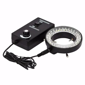 

Microscope LED Adjustable Ring Light Illuminator Lamp For Industry Stereo Zoom Microscope With 110V-240V Power Magnifier Adapter