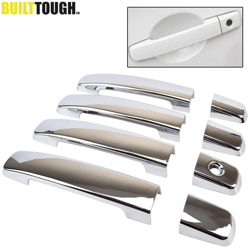 Fit For Nissan 2007-2013 Qashqai Altima Maxima Sentra Frontier Quest Dualis J10 Chrome Door Handle Cover Trim Molding Bezel