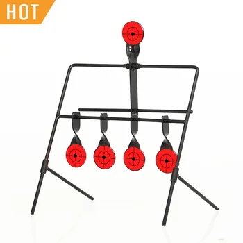 

PPT New Arrival 4 Targets Automatic Reset Rotating Shooting Target For Hunting Shooting HS36-0005
