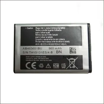 

10pcs AB463651BU Battery For Samsung W559 S5620I S5630C S5560C C3370 C3200 C3518 J808 F339 S5296 C3322 L708E S5610 960mAh