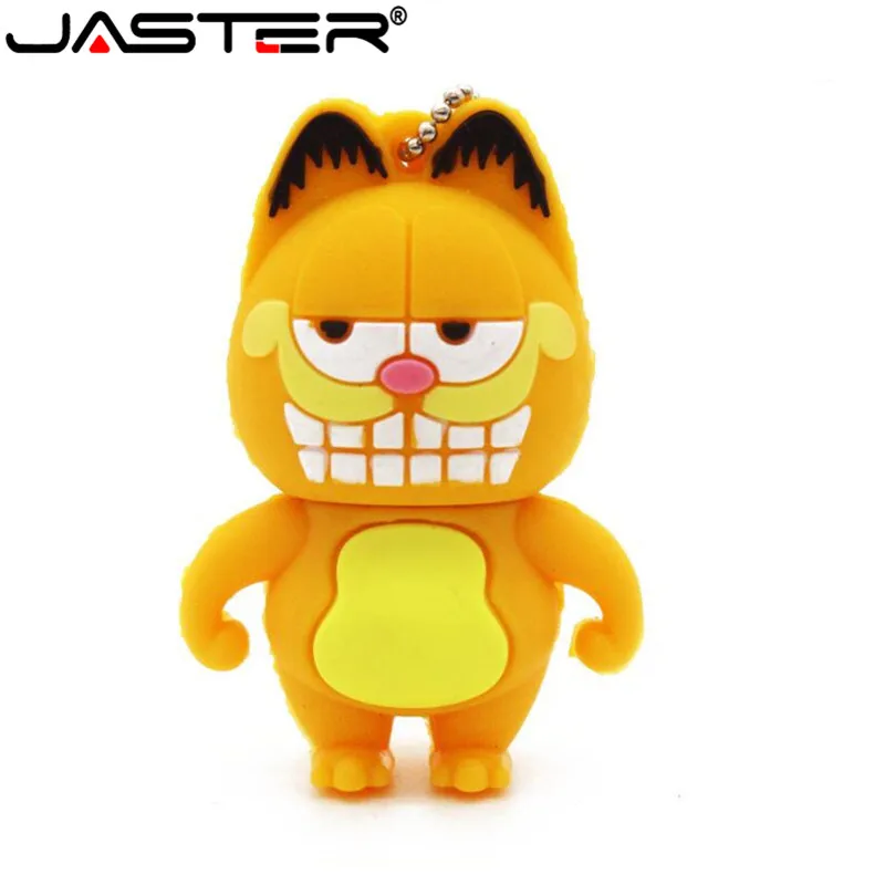 USB флеш память JASTER Mini Garfield Series Pendriver2.0 4 ГБ 8 16 32 64 ГБ|USB флэш-накопители| |