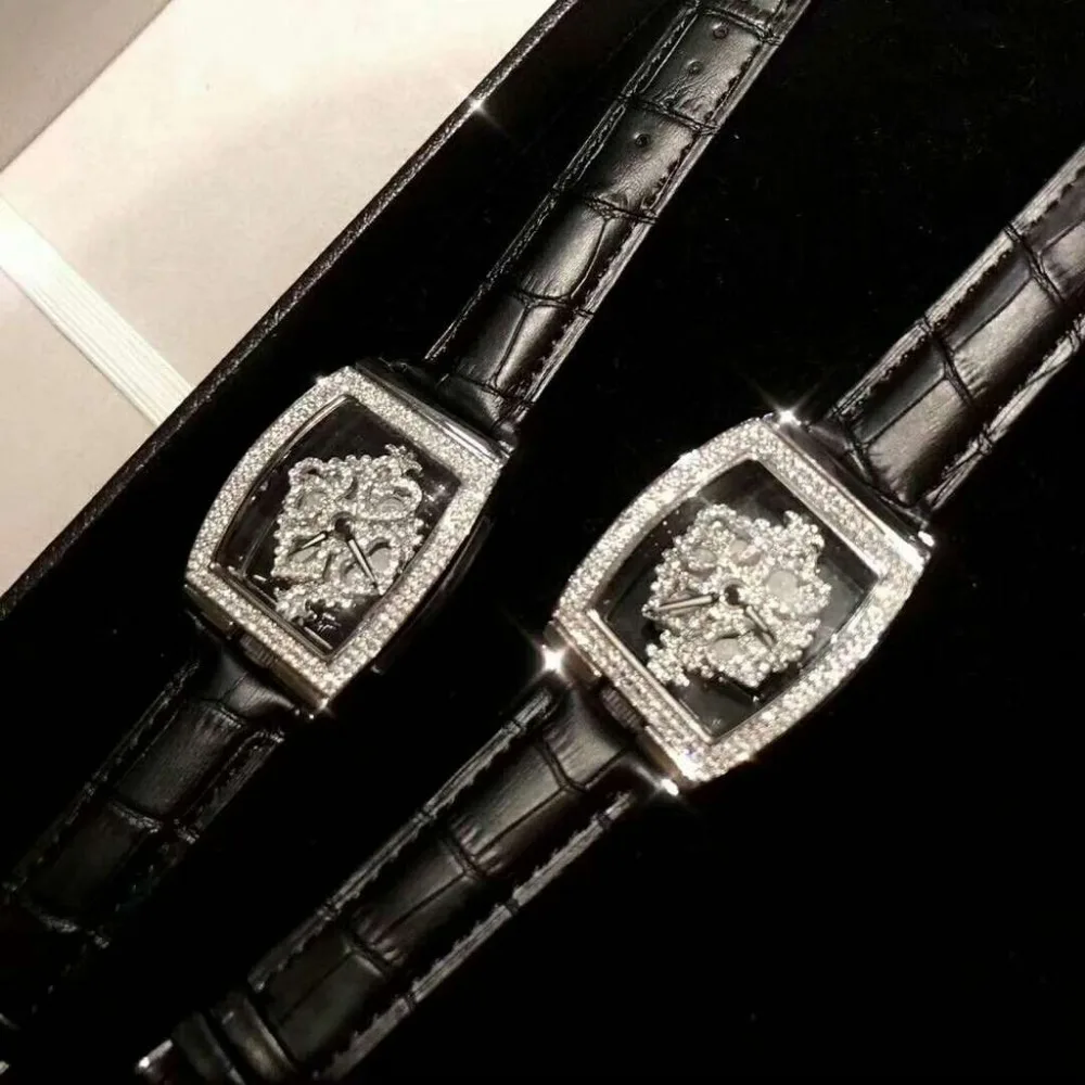 Goede Hot Hoge Kwaliteit Mode Top Merk Luxe Vierkante Zilveren Vrouwen Horloges Quartz Waterdicht Diamond Rvs Horloge Womens