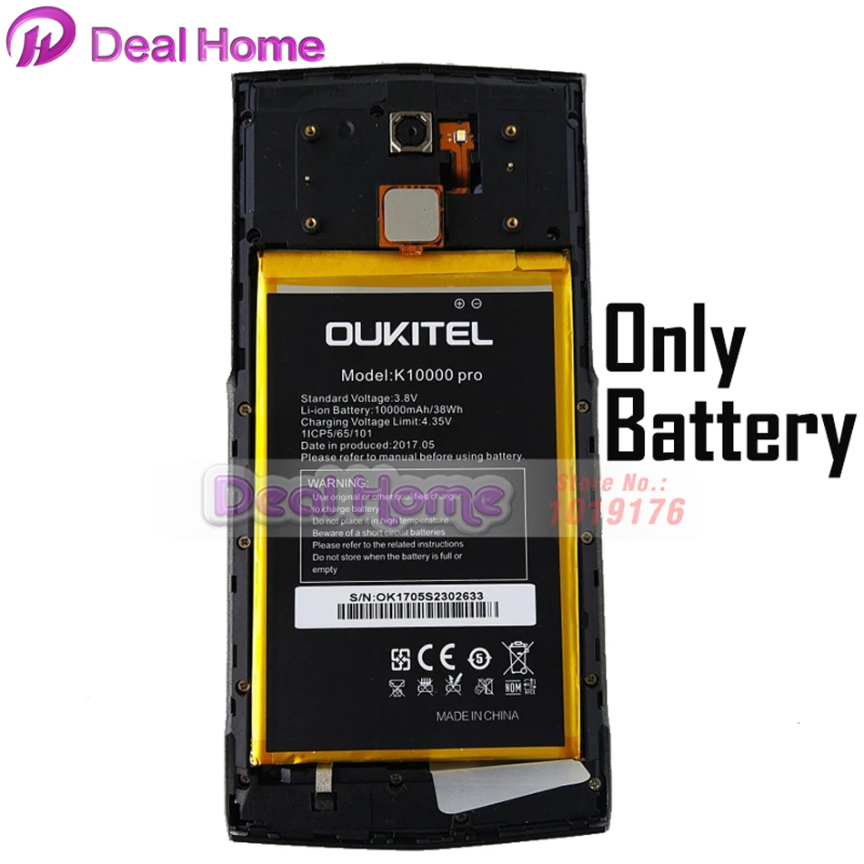 Origianl Oukitel k10000 pro Mobile Phone Battery 10000mAh