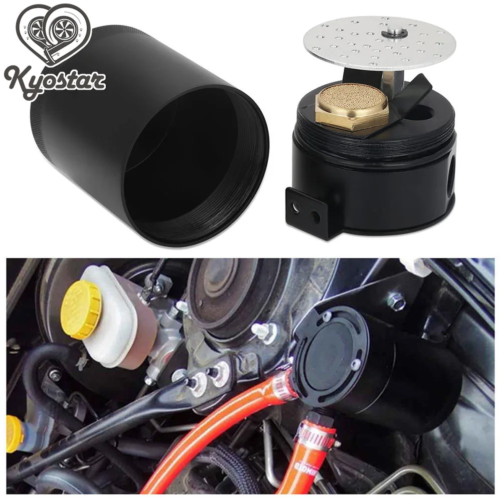 

RACING 3-PORT OIL CATCH CAN TANK AIR-OIL SEPARATOR BAFFLED