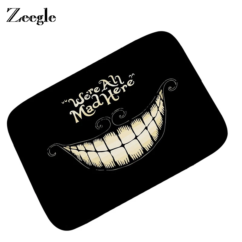

Zeegle Halloween Party Welcome Door Mat Carpet For Living Room Entrance Door Mats Outdoor Decorative Carpet We Cheat Props
