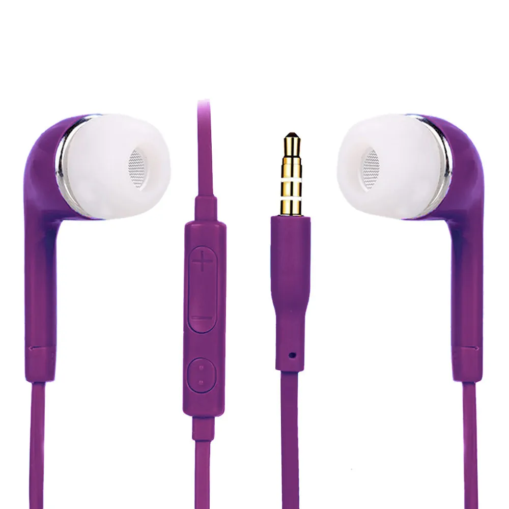 

Headset 3.5mm In-ear Stereo Earbud Head phone With Micphone For Samsung Galaxy S3 Phone Any 3.5mm Interface Earphone A30#3$ 0.8