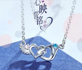 

Detective Conan Jimmy Kudo Bracelet Pendant Necklace S925 Cos gift Fashion Jewelry 50 cm