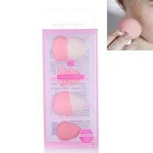 KESMALL 4 шт./кор. Очищающая косметическая пудра с коробкой Жидкая Основа BB крем Губка затяжки макияж косметические инструменты ZY187