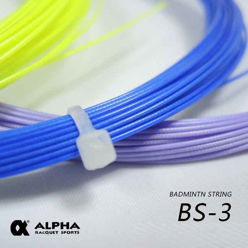 Alpha 0,69 мм Бадминтонные струны нейлон Multifilament прочность 10 М костюм для бадминтона Ракетки любительский 22-30 фунтов шт./лот