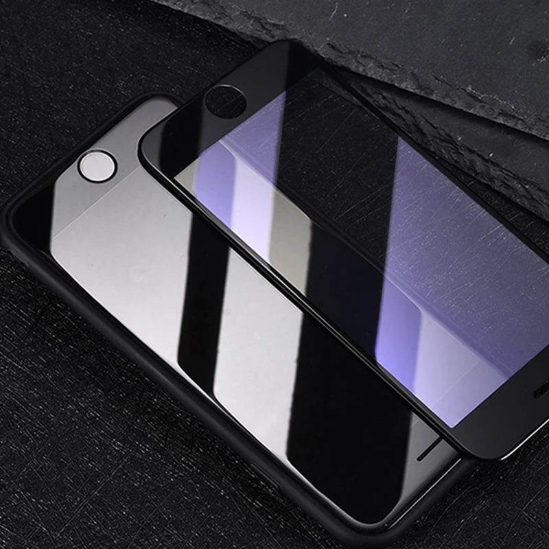 4D(New 3D Upgrade)Full Screen Coverage for iPhone6 6s 6plus 6SPLUS 7 7plus Anti Blue Light Curved Edge 9H Quality Color Glass (1)