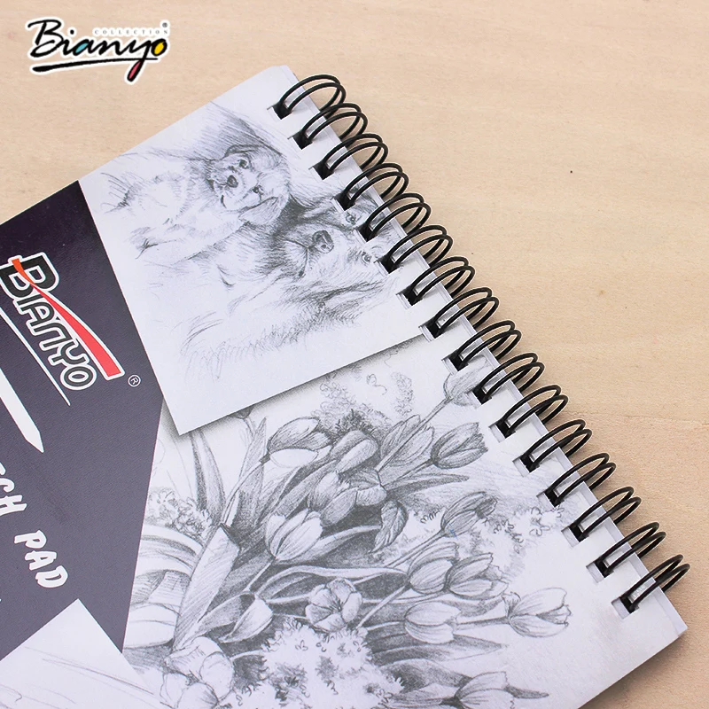 Bianyo Art Sketch Book A3/A4/A5, бумага для рисования, офисные принадлежности, блокнот, дневник, рисование, милая канцелярская книга