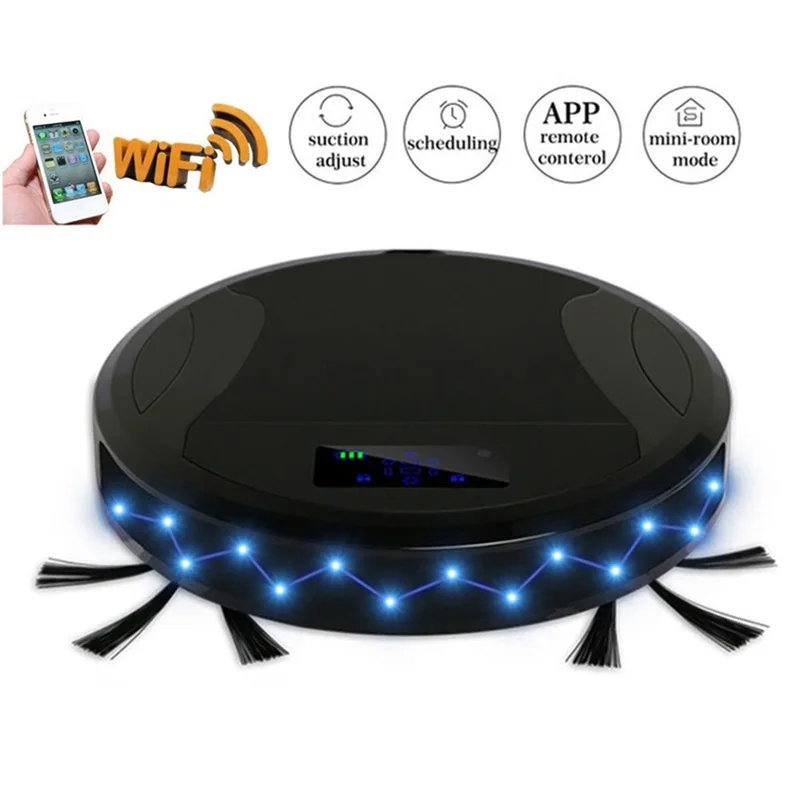 2018 PAKWANG WiFi APP Robot Vacuum Cleaner Sweep Mopping Robot Aspirador Power Suction Dry Wet 2018 PAKWANG WiFi APP Robot Vacuum Cleaner Sweep Mopping Robot Aspirador Power Suction Dry Wet