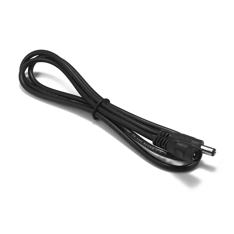 

100pcs RGBW LED Strip 12V DC Power Extension Cable 20AWG 1m 3ft 5.5*2.1mm Jack Connectors Adapter Wires For CCTV Camera