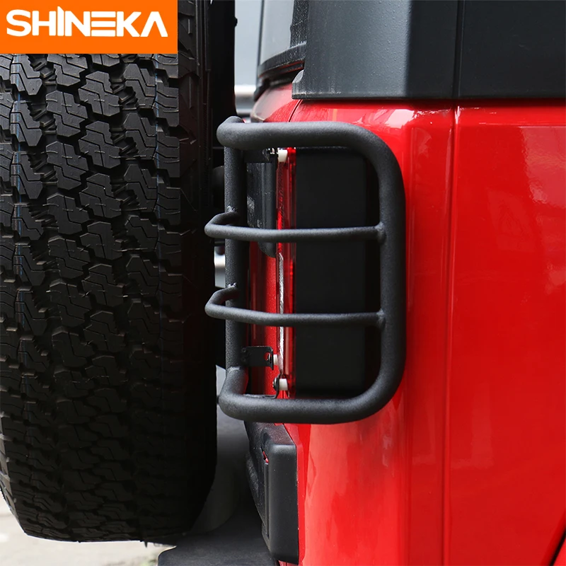 SHINEKA металлическая задняя фара защитная накладка для Jeep Wrangler JK 2007 + автомобильные