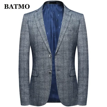 

Batmo 2019 new arrival spring high quality smart casual suits men,men's casual blazers,men's jackets plus-size M-4XL 9803