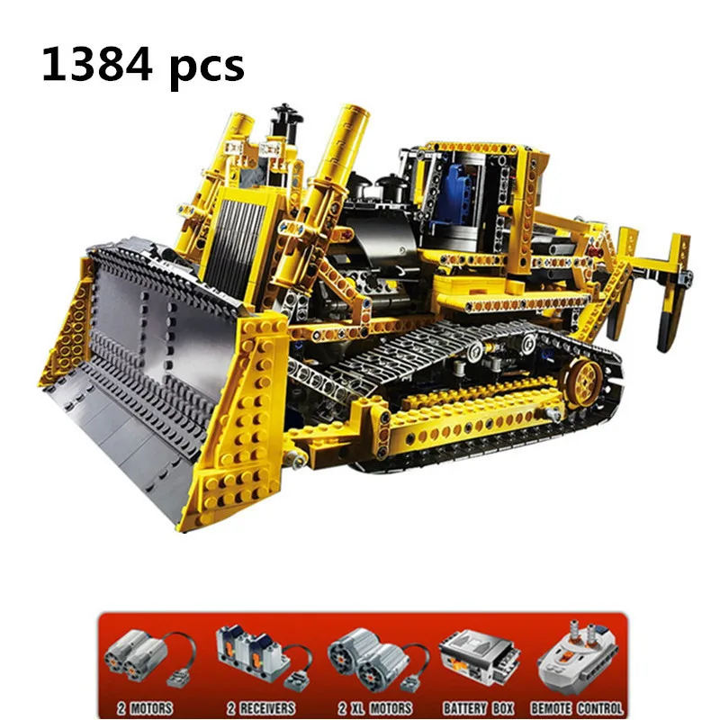 

NEW LEPIN 20008 Genuine Technic Series The Bulldozer Model Building Blocks Bricks Kits Compatible 8275 toys For Boys Gifts casa