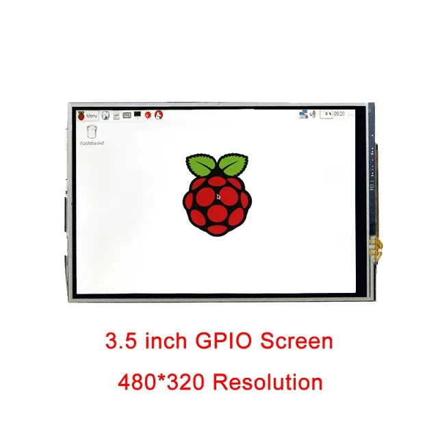 Raspberry Pi Сенсорный экран 3,5/5/7 дюймов ЖК-дисплей модуль Дисплей для контроля уровня сахара в крови с резистивной/емкостный сенсорный экран Панель для Raspberry Pi 3B+/3B - Цвет: Красный