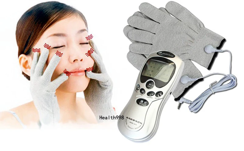 Big Blue LCD Electronic Full Body Slimming device Pain Relief acupuncture massager for hand foot physiotherapy and face massage