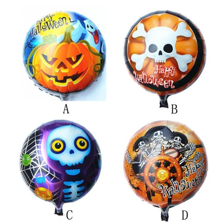 2017 New Arrival Halloween Pumpkin 18 Inch Aluminum Film Balloon Dropshipping A35 | Дом и сад