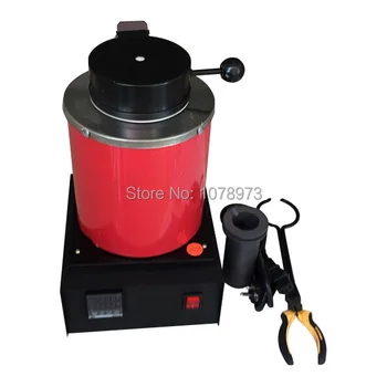 

Free Shipping Jewelry Making Tools 110V 2kg Mini Gold Melting Furnace Electric Melting Furnace with Tong Crucible