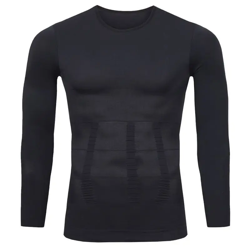 Цена Повседневное одноцветное формочек для Для мужчин корсет сиськи Управление живота Триммер Абдо Для мужчин жиросжигатель пояс для похудения...