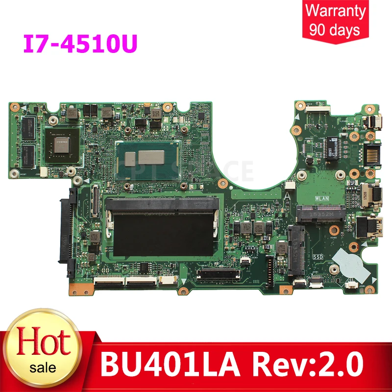 

YTAI REV: 2.0 I7-4510U For ASUS BU401LG BU401 BU401L BU401LA laptop motherboard 4 pieces video memory 100% test before shipping