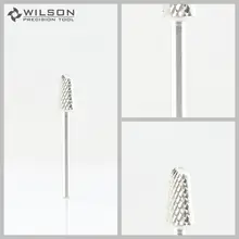2 шт.-Детская безопасность биты-грубая-серебро-Wilson карбида ногтей Бурильные долото