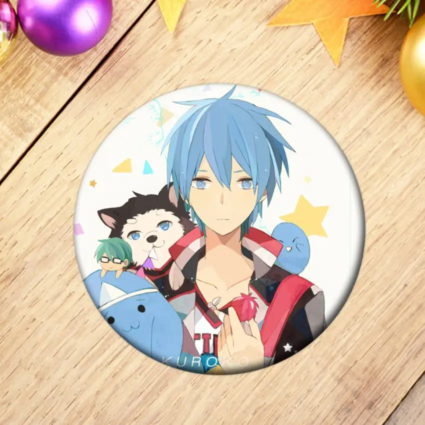 1 шт. Kuroko no Basket значок косплея Akashi Seijuro брошь с застежкой Кагами Тайга милой