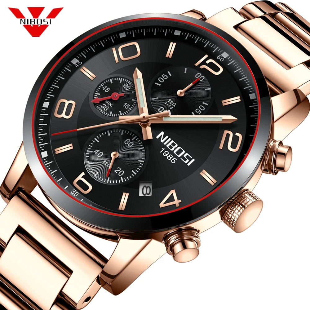 

NIBOSI Watch Men Luxury Brand Men Army Military Watches Men's Quartz Clock Man Sports Wrist Watch Relogio Masculino Wristwatch