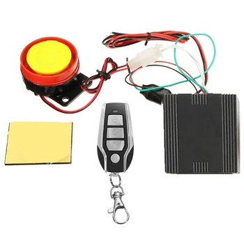 

Motorcycle 2 Way Alarm Security System Remote Control Engine Start Anti-theft Security Alarm LCD Transmitter