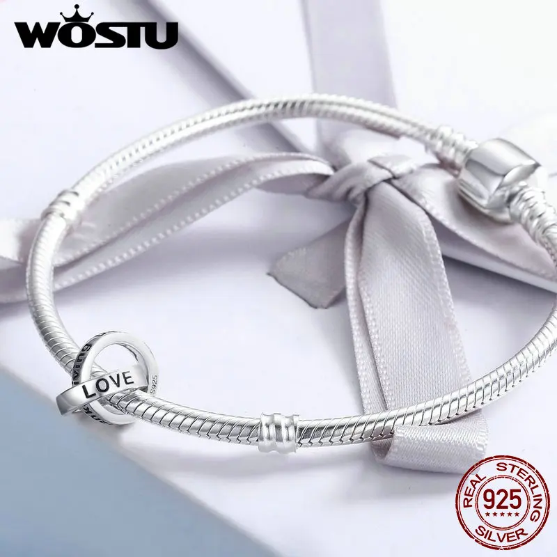 Женский браслет WOSTU подвеска на счастье подарок День Благодарения из настоящего