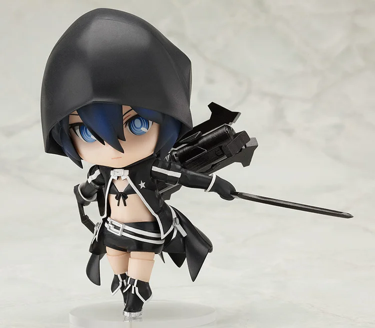 Милый " 10 см Nendoroid Black Rock Shooter#246 ТВ анимация Ver. ПВХ фигурка Модель Коллекция игрушек KT1989