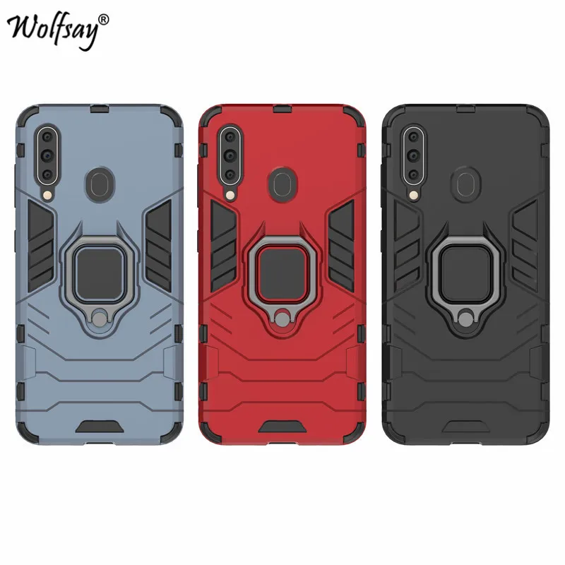 For Samsung Galaxy A60 Case Armor Metal Finger Ring Holder Phone Case For Samsung Galaxy A60 Back Cover For Samsung A60 Fundas * For Samsung Galaxy A60 Case Armor Metal Finger Ring Holder Phone Case For Samsung Galaxy A60 Back Cover For Samsung A60 Fundas *
