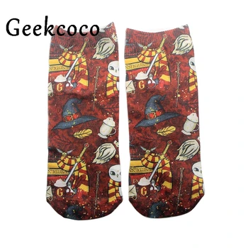 

Academic cute Cartoon 3D Printed Comfortable Casual Boys & Girls Socks Adult Sports Middle Tube Stocking One Side Printing J0420