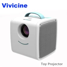 VIVICINE Q2 Pocket Mini Led Projector,Christmas Gift HDMI USB AV Video Game Projector Beamer,Perfect Gifts for Children