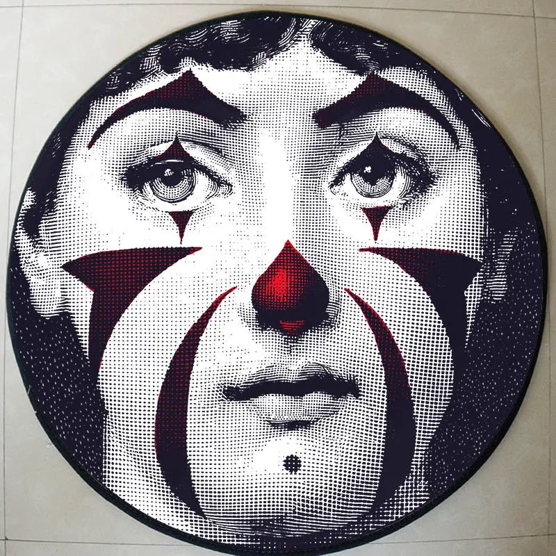 

high quality Fornasetti Carpet Round area Rugs Doormat Carpets for Living Room Bedroom Fornasetti rug computer chair Floor Mat