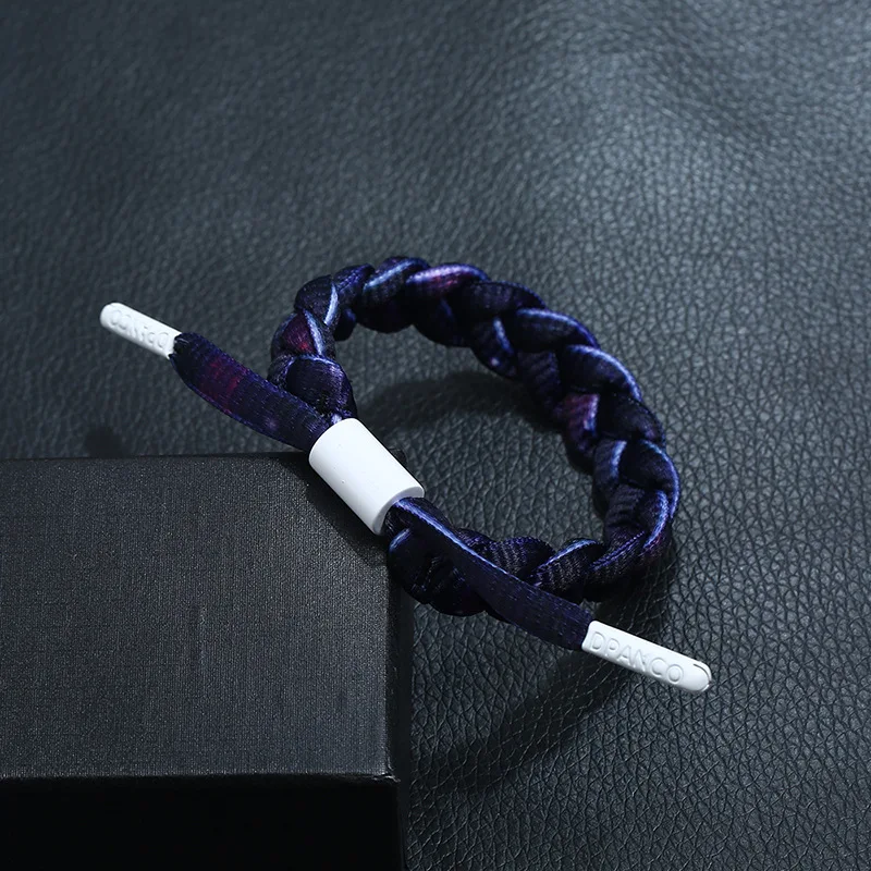 Пара ювелирных изделий плетеный браслет из шнурка браслет для мужчин и женщин модные ручной ювелирные изделия Прямая поставка