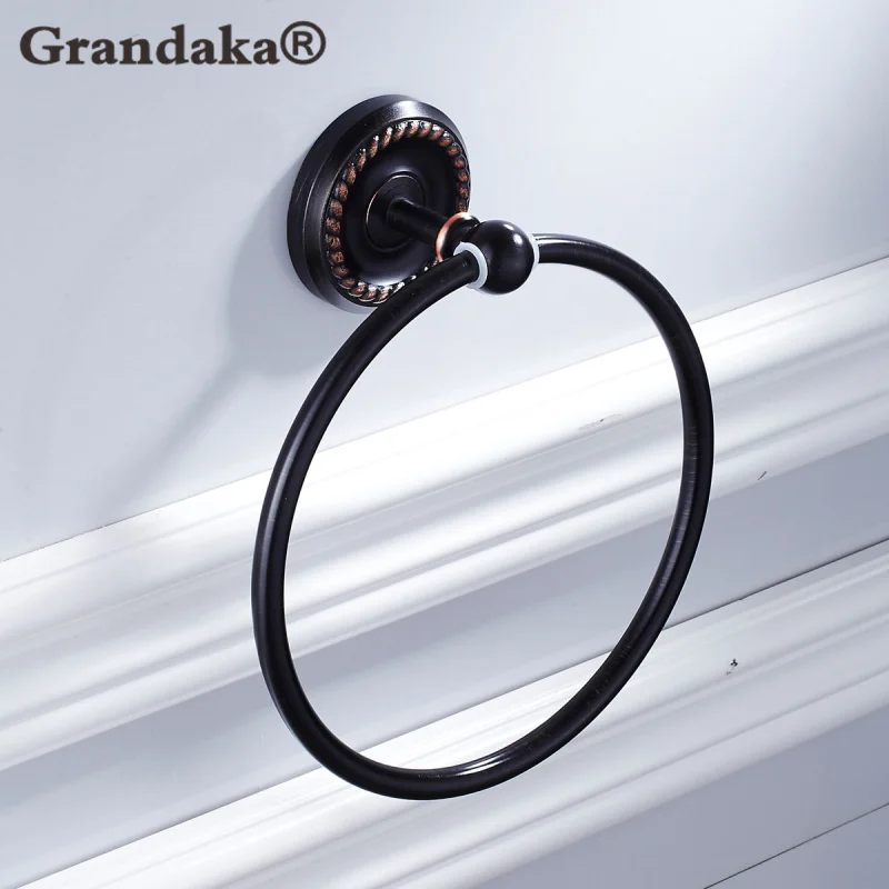Buy Modern Design Brass Towel Rings Towel Holder Round