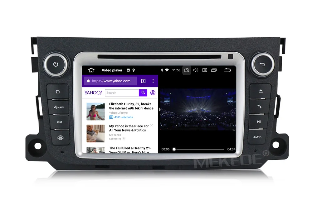 Best PX5 Android 8.0 Car Multimedia DVD GPS player for Benz Smart Fortwo 2011 2012  with 4G RAM 32G ROM WIFI BT radio  free shipping 27