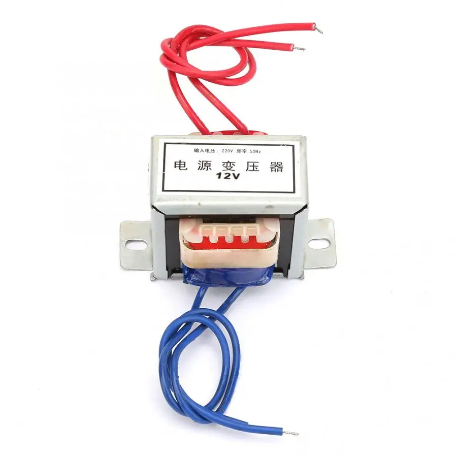 

AC 12V Output Voltage 12W Input 220V 50Hz Single Power Transformer