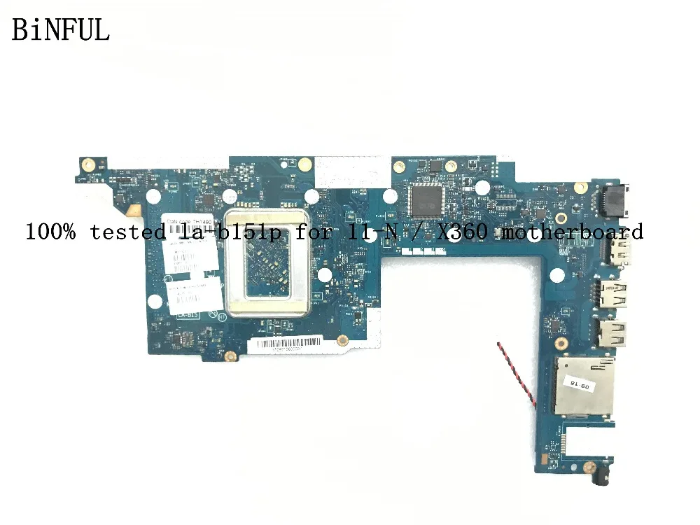  BiNFUL STOCK 100% TESTED ZPT10 LA-B151P FIT FOR HP 11-N X360 LAPTOP MOTHERBOARD onboard processor(Q