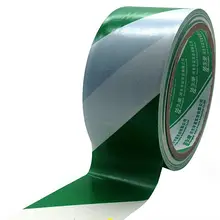 Зеленый Белый Предупреждение ленты/клейкая лента 4.8 см ширина, 20yards много/коробка уплотнительная лента/упаковка ленты/лента ПВХ