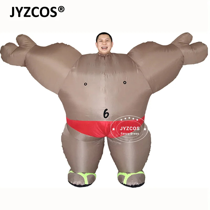 JYZCOS  Mr Fitness Sailor Weight Lifting Muscle Man Funny Inflatable Costumes Party Bar Gym Fancy Dress Outfit Promotion Tools (4)