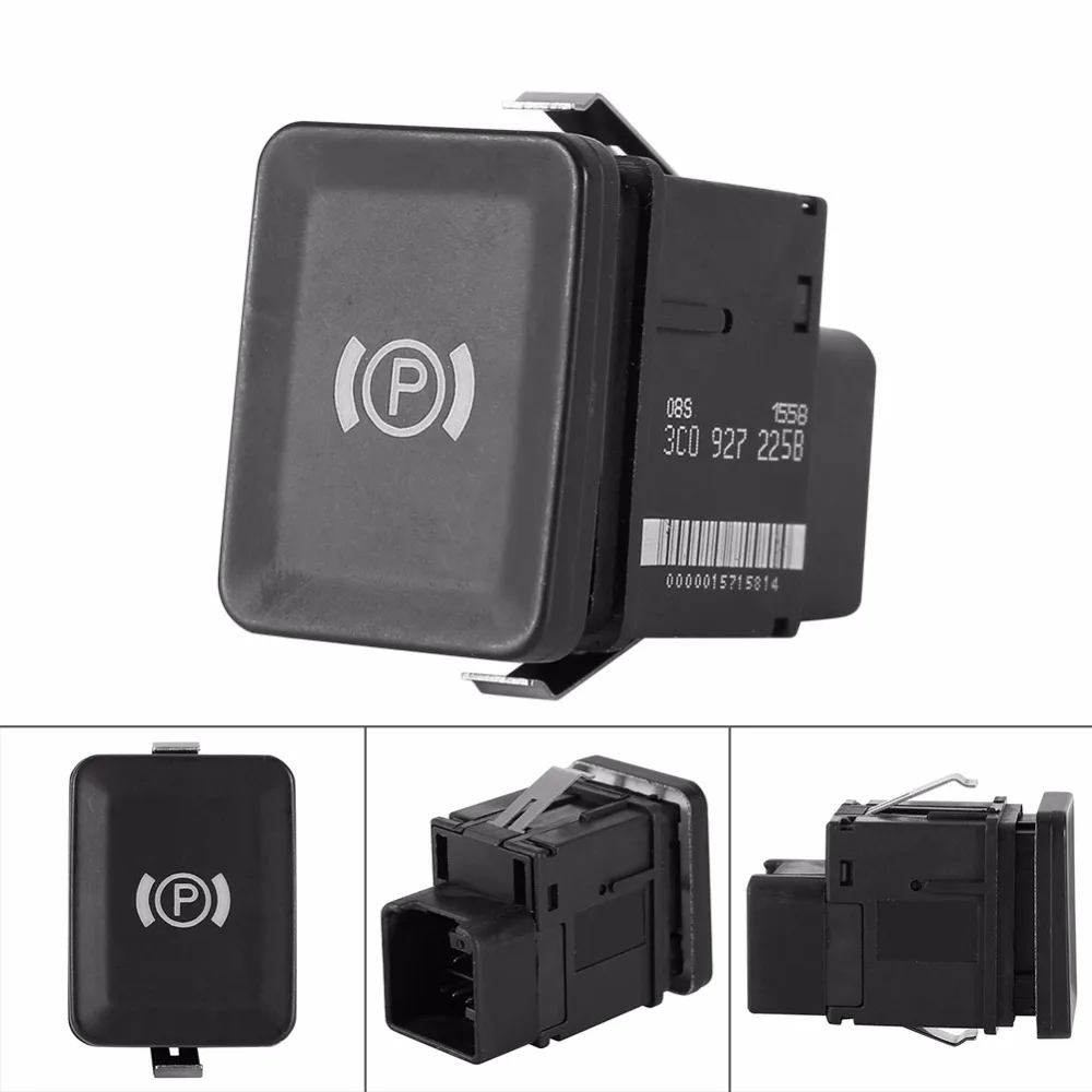 

Universal Car Button Switch EPB Electronic Handbrake Parking Brake Button Switch Replacement for VW Volkswagen Passat B6 CC