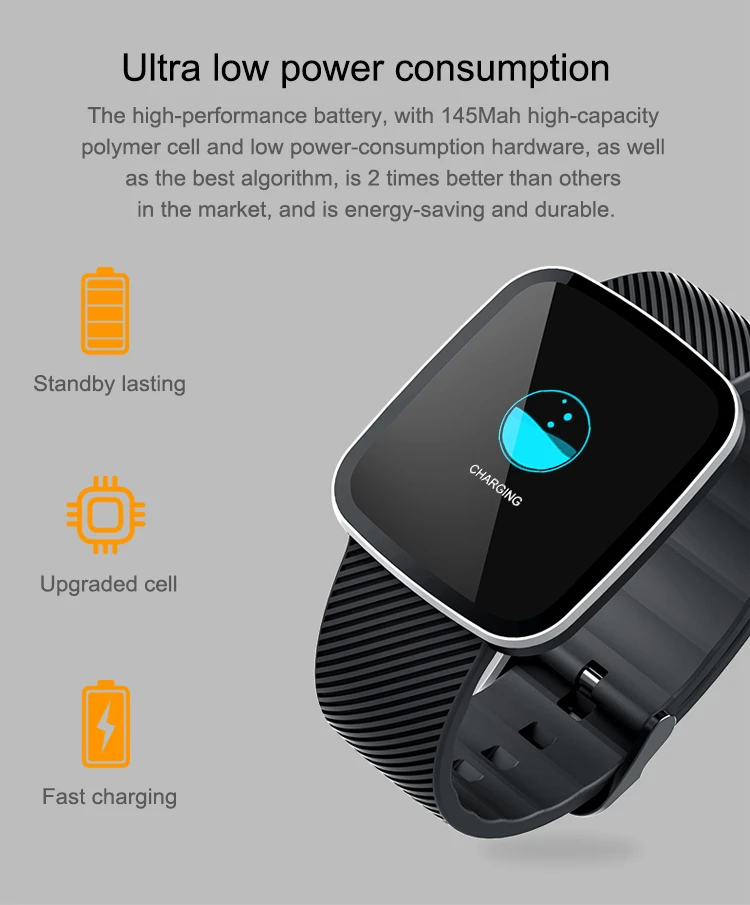 New Smart Watch Men Heart Rate Monitor Sport Fitness Bracelet with Weather Forecast Call/SMS Reminder Health Smartwatch Women