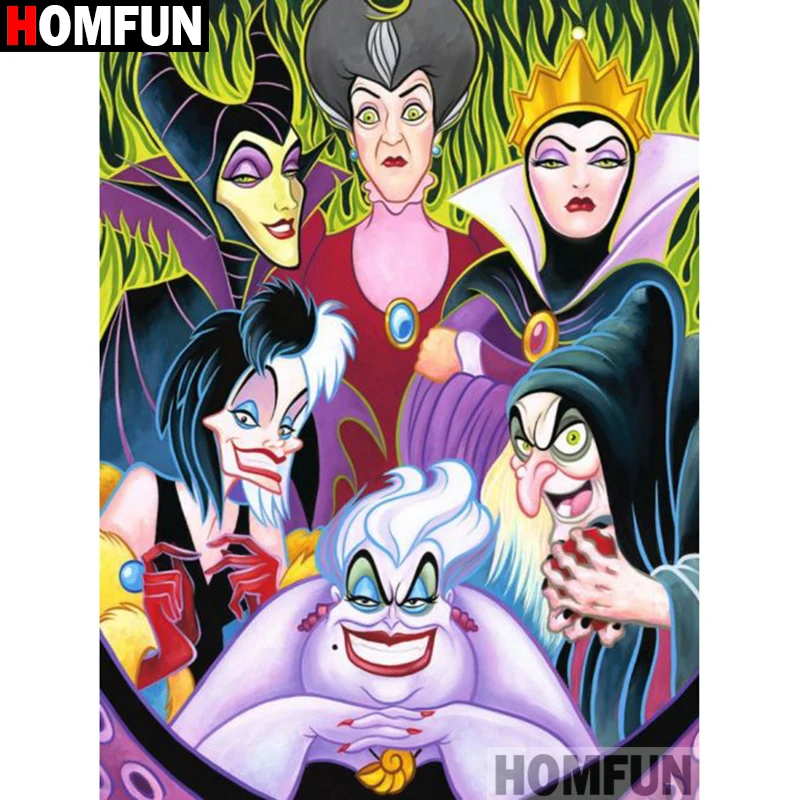 

HOMFUN Full Square/Round Drill 5D DIY Diamond Painting "Cartoon character" Embroidery Cross Stitch 5D Home Decor Gift A15621