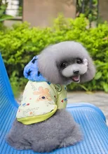 A24 dogTaffeta Fleece cotton coat for 2 legs–bear or kiss design pet clothing pet dog winter clothes clothes