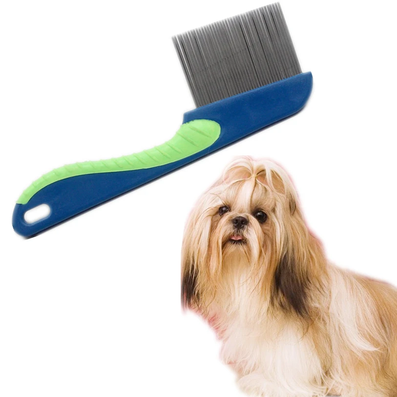 

15*4.5cm Dog Brush Professional Stainless Steel Pin Brush Comb For Dogs Cats Clean Hairbrush Dog Grooming Tool Wholesale #F#40DC