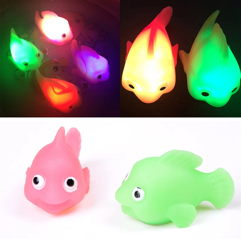 Dongzhur Water Toy Water Sensing Floating Electronic Goldfish Colored